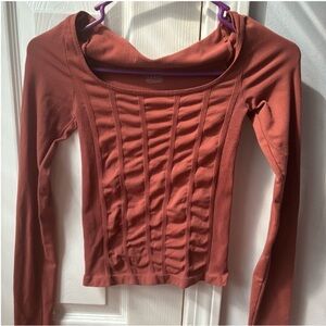 FP Movement by Free People Brick Long Sleeve Top